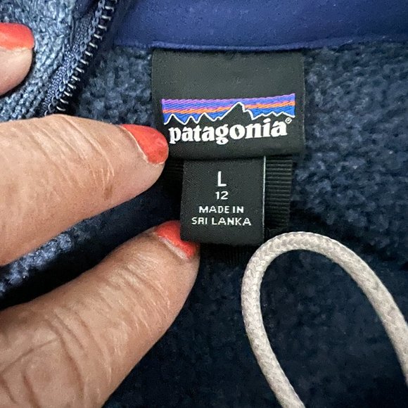 Patagonia large -12 blue sweater/ jacket - Picture 6 of 7